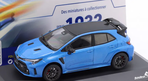 1/43 Solido 2023 Toyota Corolla GR Circuit Edition (Blue Flame) Diecast Car Model
