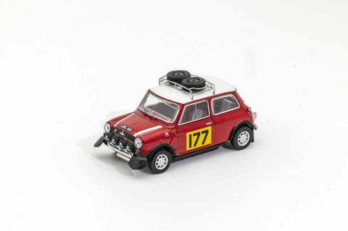 1/64 GCD 1967 Monte Carlo Rally Mini Cooper #177 Diecast Car Model