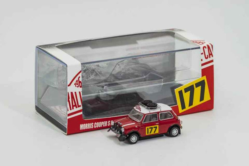 1/64 GCD 1966 Monte Carlo Rally Mini Cooper #2 Diecast Car Model