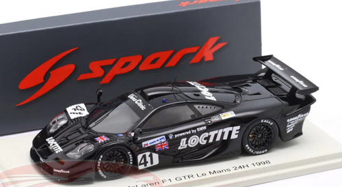 1/43 Spark McLaren F1 GTR No.41 Le Mans 24H 1998 E. Pirro - T. Bscher - R. Capello Car Model