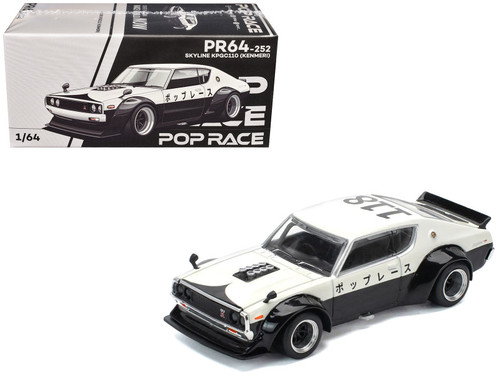 1/64 Poprace Nissan Skyline KPGC110 Kenmeri NPA Style Diecast Car