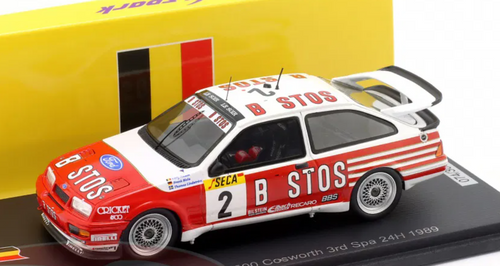 1/43 Spark Ford Sierra RS500 Cosworth No.2 3rd 24H Spa 1989 E. Joosen - F. Biela - T. Lindstrom Car Model