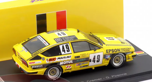 1/43 Spark Alfa Romeo GTV 6 No.49 24H Spa 1984  R. Drovandi - G. Cremer - G. Pirenne Car Model