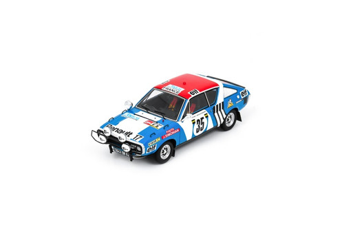 1/43 Spark Renault 17 No.35 Rallye East African Safari 1975 J-F. Piot - J. De Alexandris Car Model