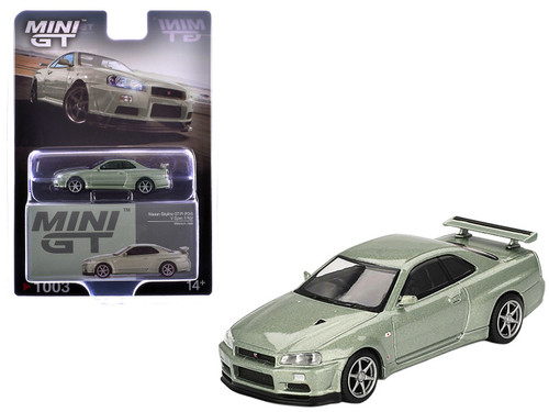 CHASE CAR 1/64 Mini GT Nissan Skyline GT-R (R34) V-Spec II Nür