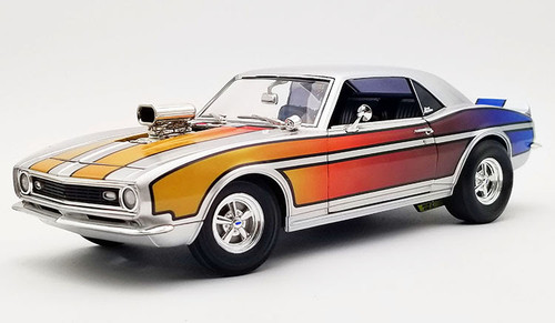 1/18 ACME 1968 Quicksilver Drag Camaro Diecast Car Model