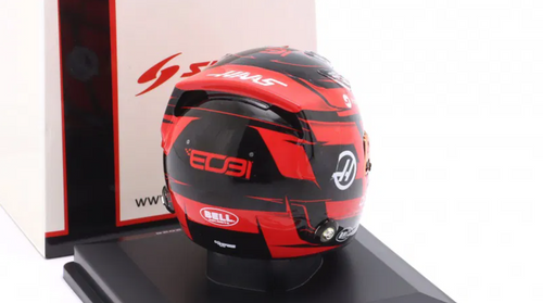 1/43 Spark 2025 Formula 1 MoneyGram Haas F1 Team Esteban Ocon Helmet Model