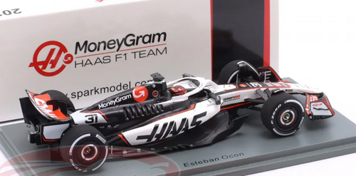 1/43 Spark 2025 Formula 1 Haas MoneyGram Haas F1 Team #31 Esteban Ocon Car Model