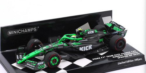1/43 Minichamps 2025 Formula 1 Australian GP Stake F1 Team Kick Sauber C45 #5 Gabriel Bortoleto Car Model