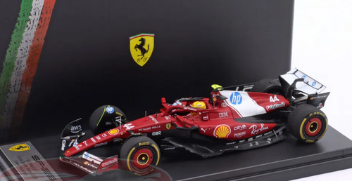 1/43 Looksmart 2025 Formula 1 China GP Sprint Winner Ferrari SF-25 #44 Lewis Hamilton Car Model