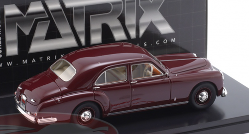 1/43 Matrix 1950-1952 Alfa Romeo 6C 2500 Turismo Berlina (Maroon Red) Car Model
