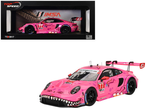 1/64 Mini GT Porsche 911 GT3 R #77 AO Racing 2024 IMSA ROAD