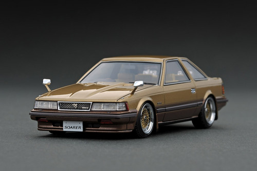 1/43 IG Ignition Model Toyota Soarer 2800GT Limited (Z10) Gold/Brown Car Model