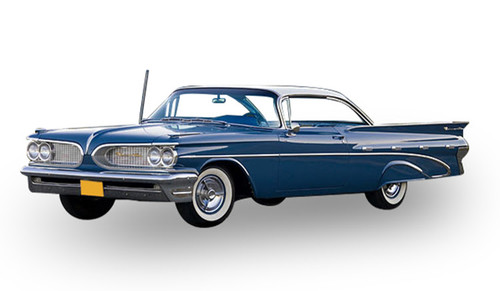1/18 Sunstar 1959 Pontiac Bonneville Hard Top (Vanguard Blue