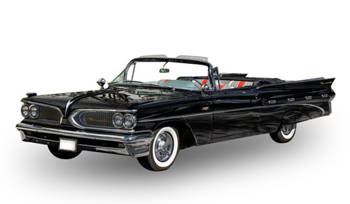 1/18 Sunstar 1959 Pontiac Bonneville Open Convertible (Red