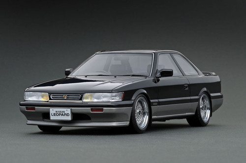 1/18 IG Ignition Model Nissan Leopard (F31) Ultima V30TWINCAM TURBO Black/Silver Car Model