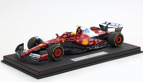 1/18 BBR 2025 Formula 1 China GP Ferrari SF-25 Sprint Race Winner #44 Lewis Hamilton Car Model with Luxury Package