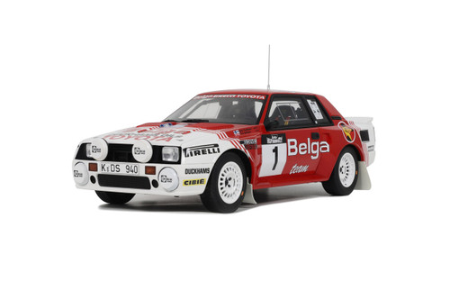 1/18 OTTO 1985 Toyota Celica Twin Cam #1 J. Kankkunen Haspengouw