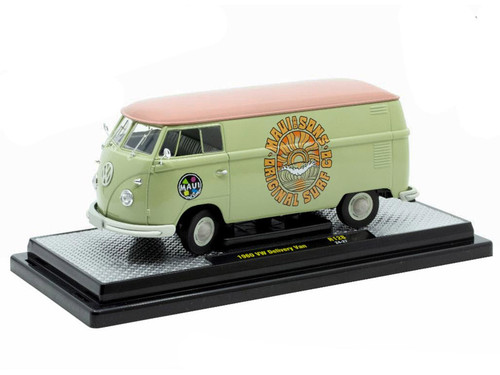 1960 Volkswagen Delivery Van Blue Metallic with White Top 