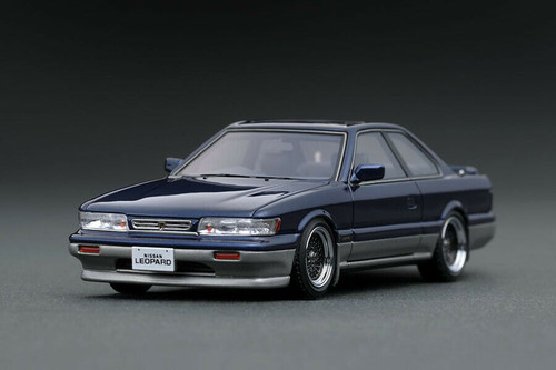 1/43 IG Ignition Model Nissan Leopard (F31)Ultima V30 TWINCAM (Dark Blue) Car Model