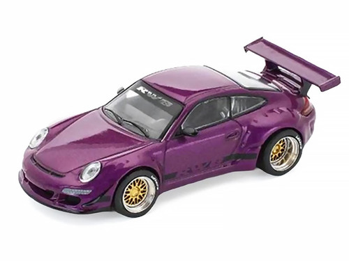 1/64 POPRACE Porsche RWB 997 RED Diecast Car Model - LIVECARMODEL.com