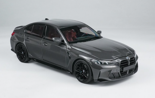 1/18 Minichamps 2024 BMW M3 G80 (Grey Metallic) Diecast Car Model