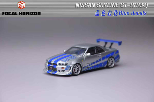 1/64 Focal Horizen FH Nissan Skyline GT-R GTR R34 Movie Fast