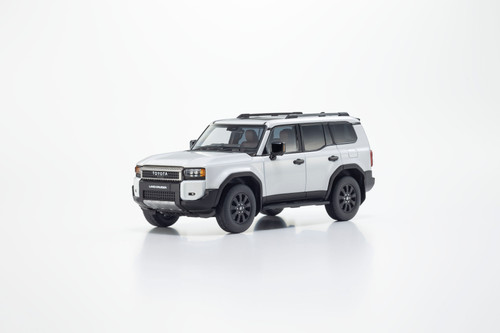 あきら　オフロードRCカー ホワイト SUVデザイン KYOSHO ORIGINAL 1/43scale Toyota Land Cruiser ZX (White