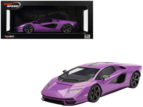 1/18 Top Speed Lamborghini Countach LPI 800-4 (Nero Maia Black