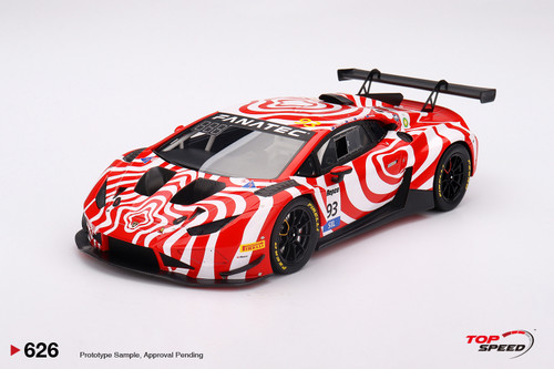 ぱんだ様 1/18 Top Speed 2024 Lamborghini Huracan GT3 EVO2 #93 Wall Racing