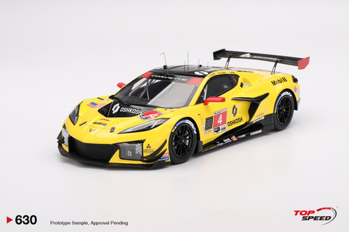 Su per 1/18 Top Speed 2025 Chevrolet Corvette Z06 GT3.R #4 Corvette