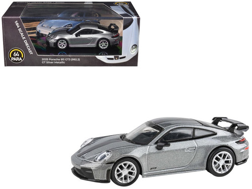 1/64 Paragon 2025 Porsche 911 GT3 (992.2) (Silver) Diecast Car