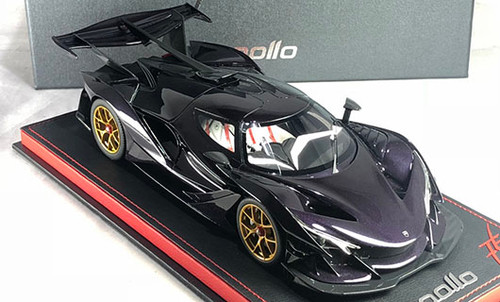 1/18 Peako Apollo IE (Purple Carbon w/gold wheels) Resin Enclosed Car Model Limited