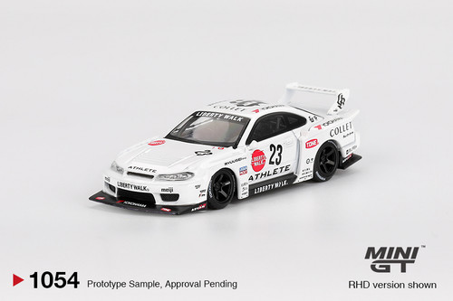 ニュウ 1/64 Mini GT Nissan LB-ER34 Super Silhouette ATHLETE/COLLET
