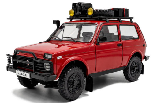 1/18 Solido 1980 AvtoVAZ Lada Niva (Grey) Diecast Car Model