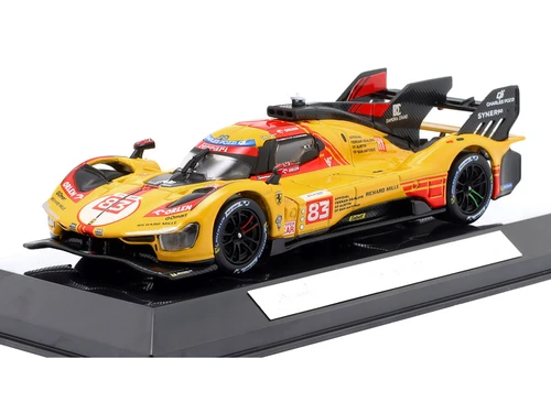 1/43 BBurago 2024 Ferrari 499P #83 24h LeMans AF Corse Robert Kubica, Robert Shwartzmann, Yifei Ye Car Model