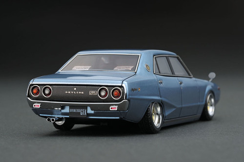 1/43 IG Ignition Model Nissan Skyline 2000 GT-X (GC110) Blue Car Model IG0388