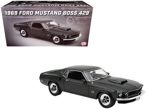 1/18 ACME 1969 Ford Mustang Boss 429 (Black Jade) Diecast Car