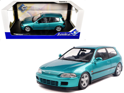 1/18 Solido 1991 Honda Civic (EG6) Aztec Green Pearl Diecast Car Model