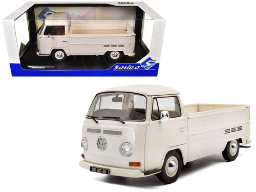 1/18 Solido 1968 Volkswagen T2 Pick Up (White) Diecast Car Model