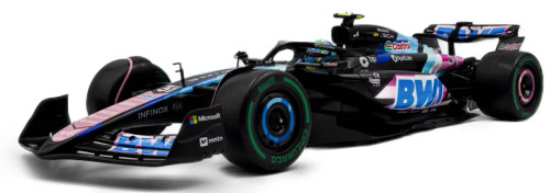 1/18 Solido 2024 Formula 1 Alpine F1 Team A524 Pierre Gasly Brazilian GP 3rd Place Diecast Car Model