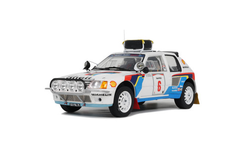 Rx 1/18 OTTO 1985 Peugeot 205 T16 #6 T.Salonen Rally Safari Car