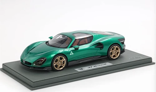 1/18 BBR Alfa Romeo 33 Stradale (Green Montreal) Car Model