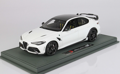 1/18 BBR Alfa Romeo Giulia GTAM (White) Car Model Limited 40 Pieces