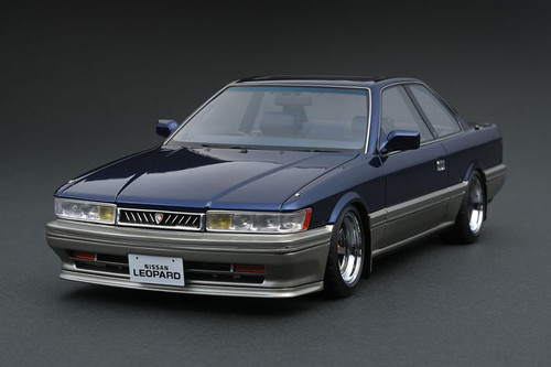 1/18 IG Ignition Model Nissan Leopard 3.0 Ultima (F31) (Blue) Car Model IG1015