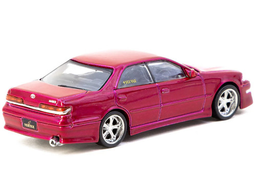 1/64 Tarmac Works VERTEX Toyota Mark II JZX100 (Red Metallic) Diecast Car Model
