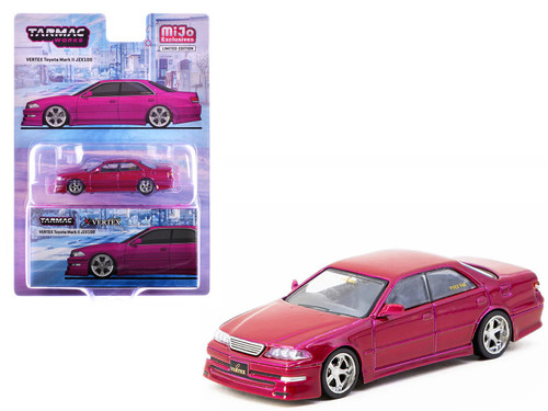 1/64 Tarmac Works VERTEX Toyota Mark II JZX100 (Red Metallic