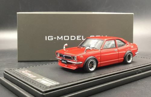 1/43 IG Ignition Model Toyota Sprinter Trueno (TE27) (Red) Car Model IG0740