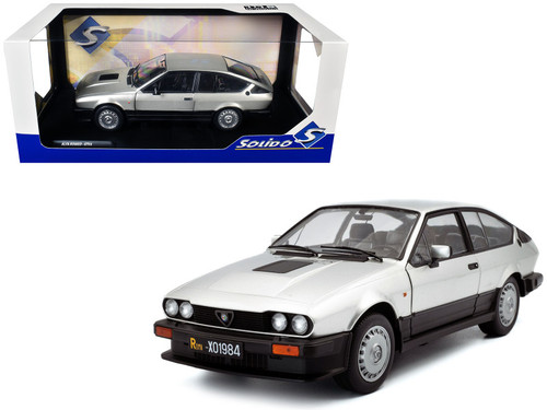 1/18 Solido 1984 Alfa Romeo GTV6 (Silver) Diecast Car Model