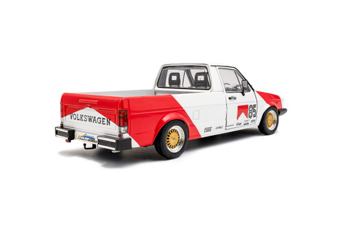 1/18 Solido 1982 Volkswagen Caddy MK.1 M Racing Tribute (Red & White) Diecast Car Model